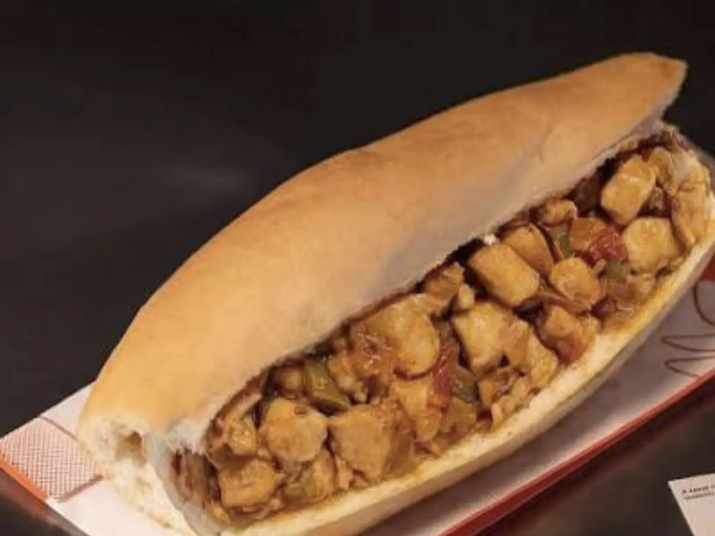 Chicken Maqlaqal With Cheese Sandwich