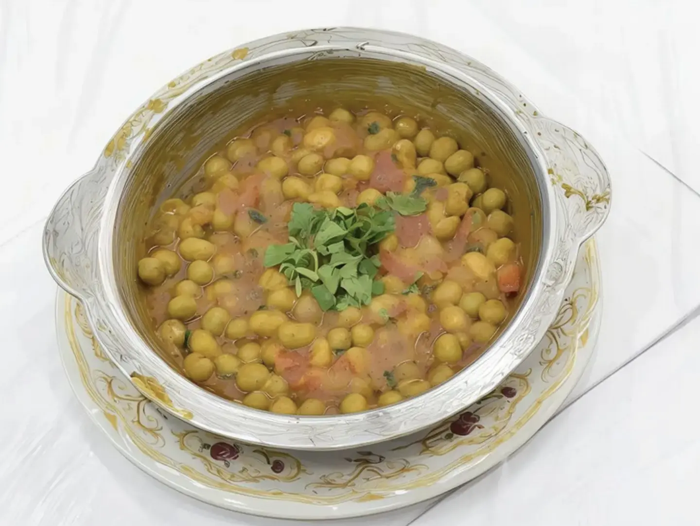 Plain Peas Plate