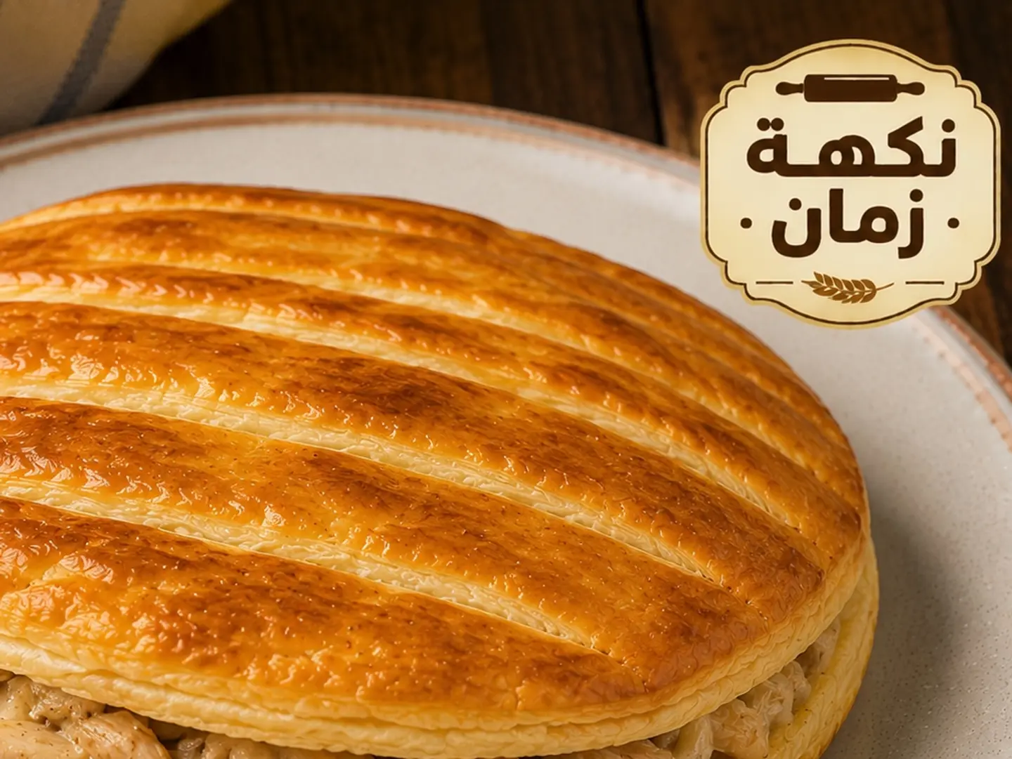 فطيرة دجاج جبن