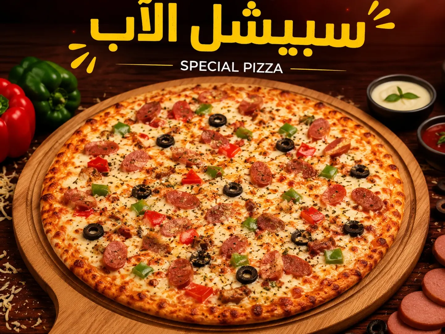 بيتزا اسبشل الاب - صغير