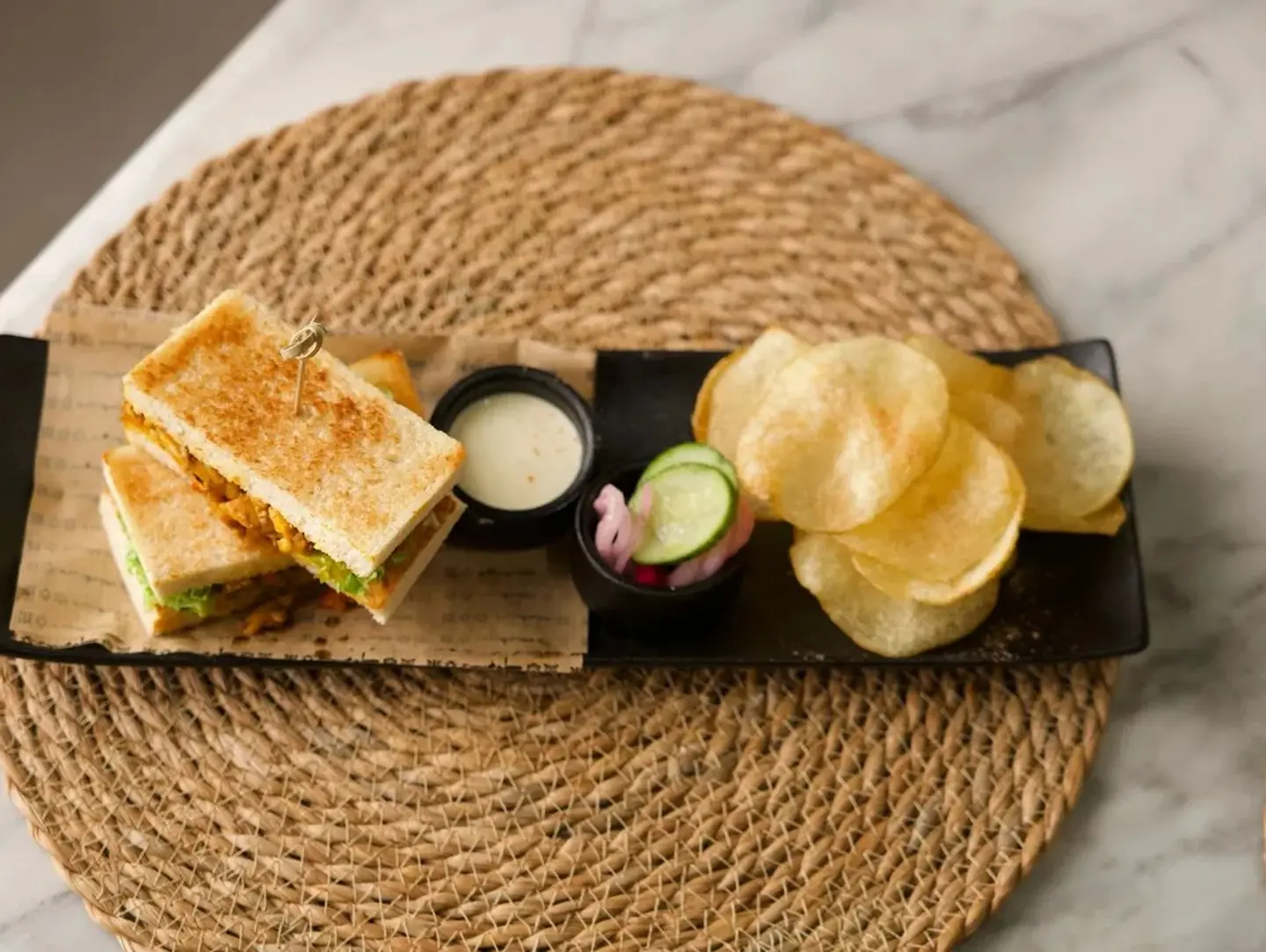 Chicken Muqalqal Sandwich