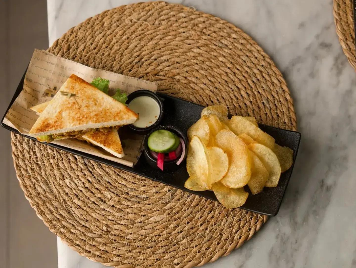Meat Muqalqal Sandwich