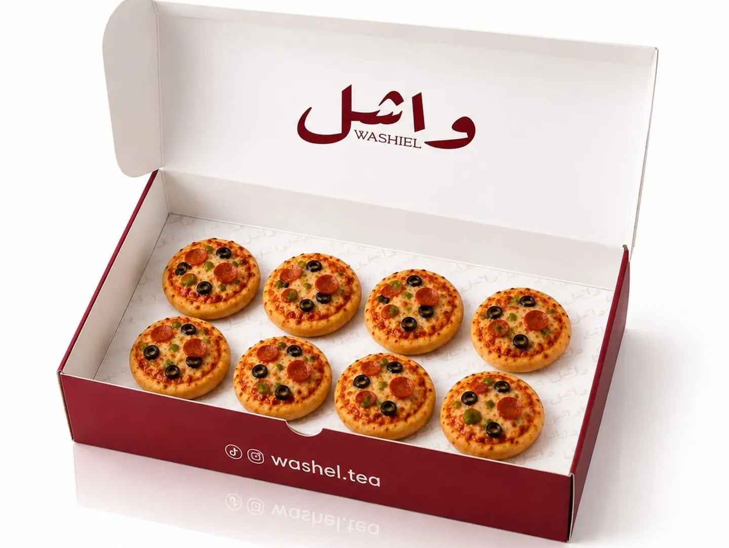 بوكس ميني بيتزا 8 قطع