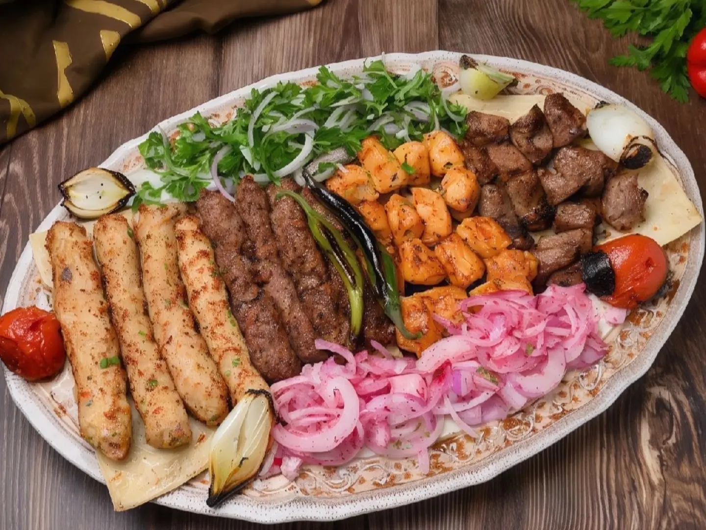 Mixed Grill (16 Skewers)
