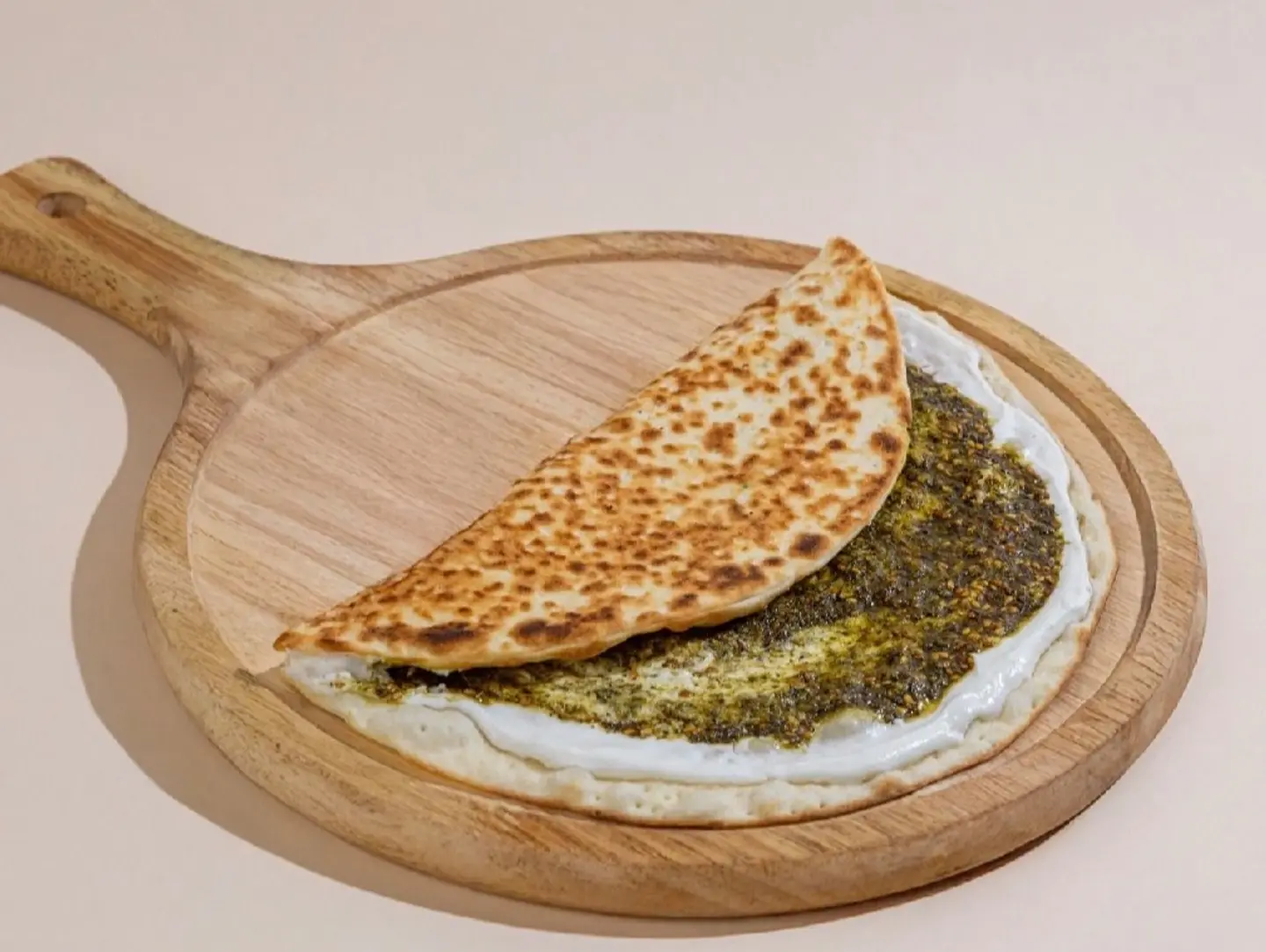 Zaatar Labneh Manakish