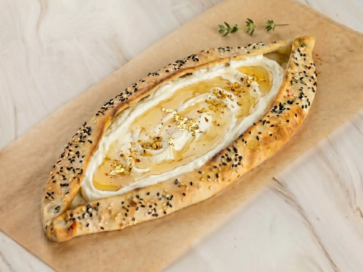فطيرة لبنة بالعسل