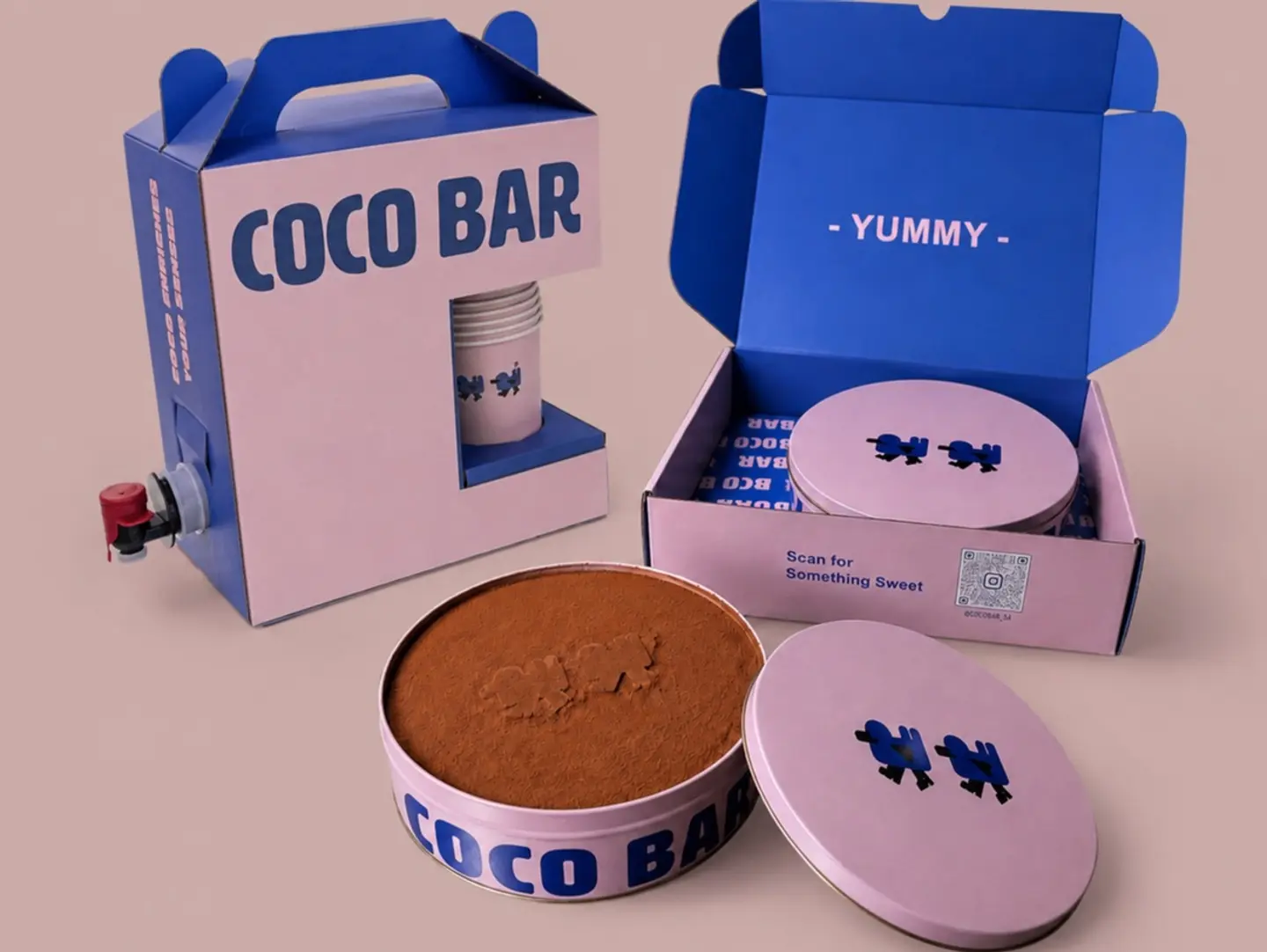 Tiramisu Box With Coffe Box