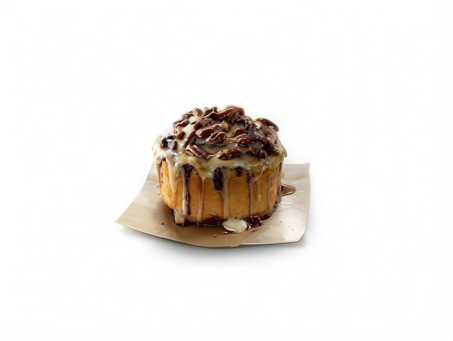 Caramel And Chocolate Cinnamon Roll 9