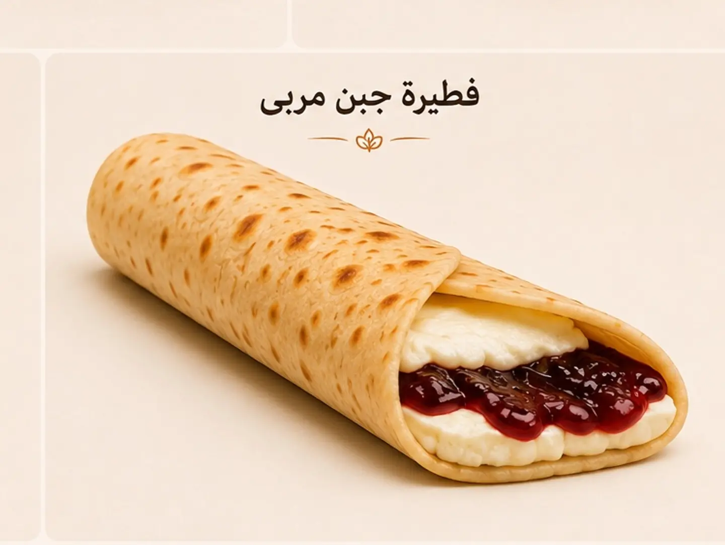 فطيرة جبن ومربى