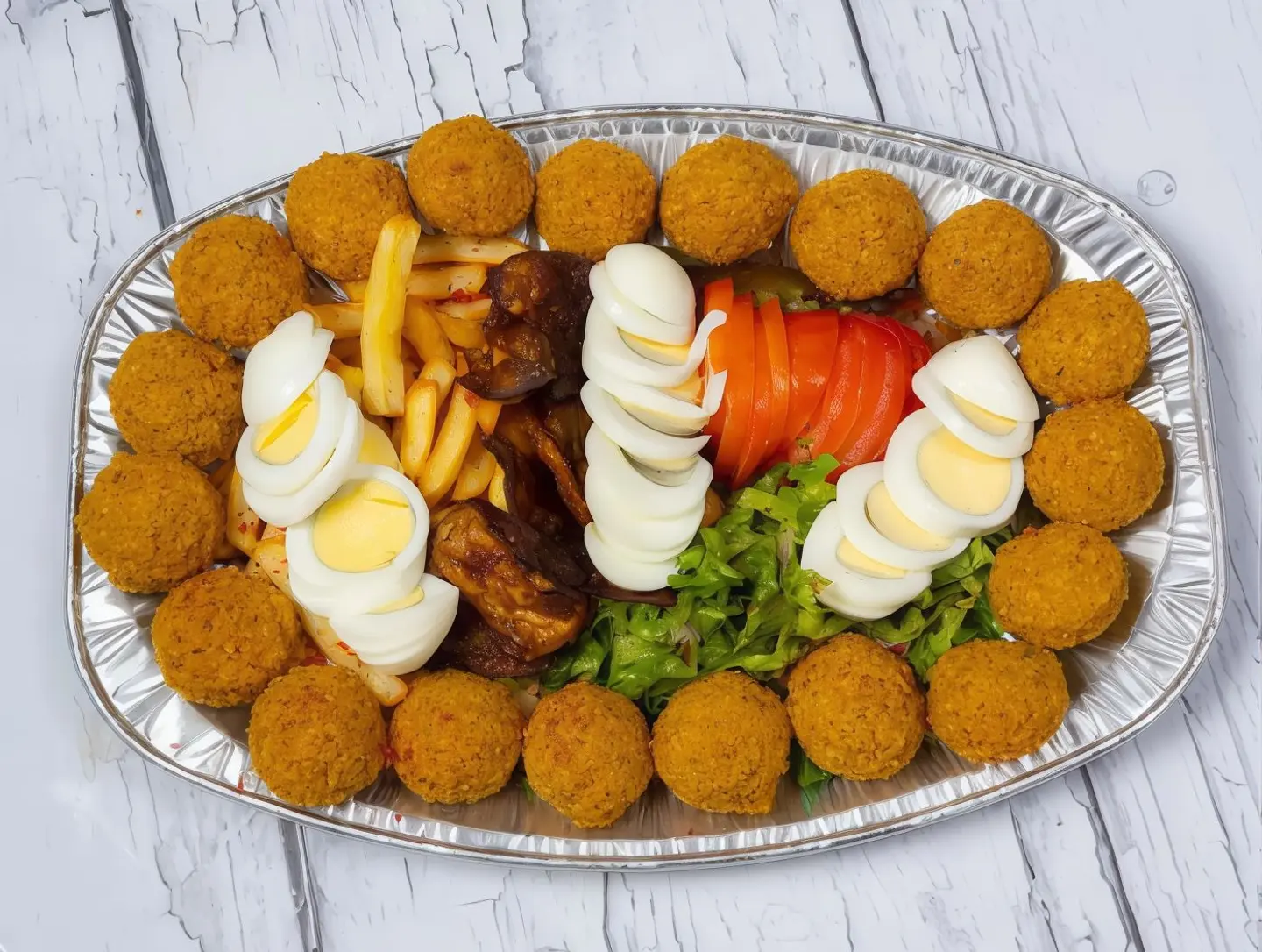 صحن فلافل كبير