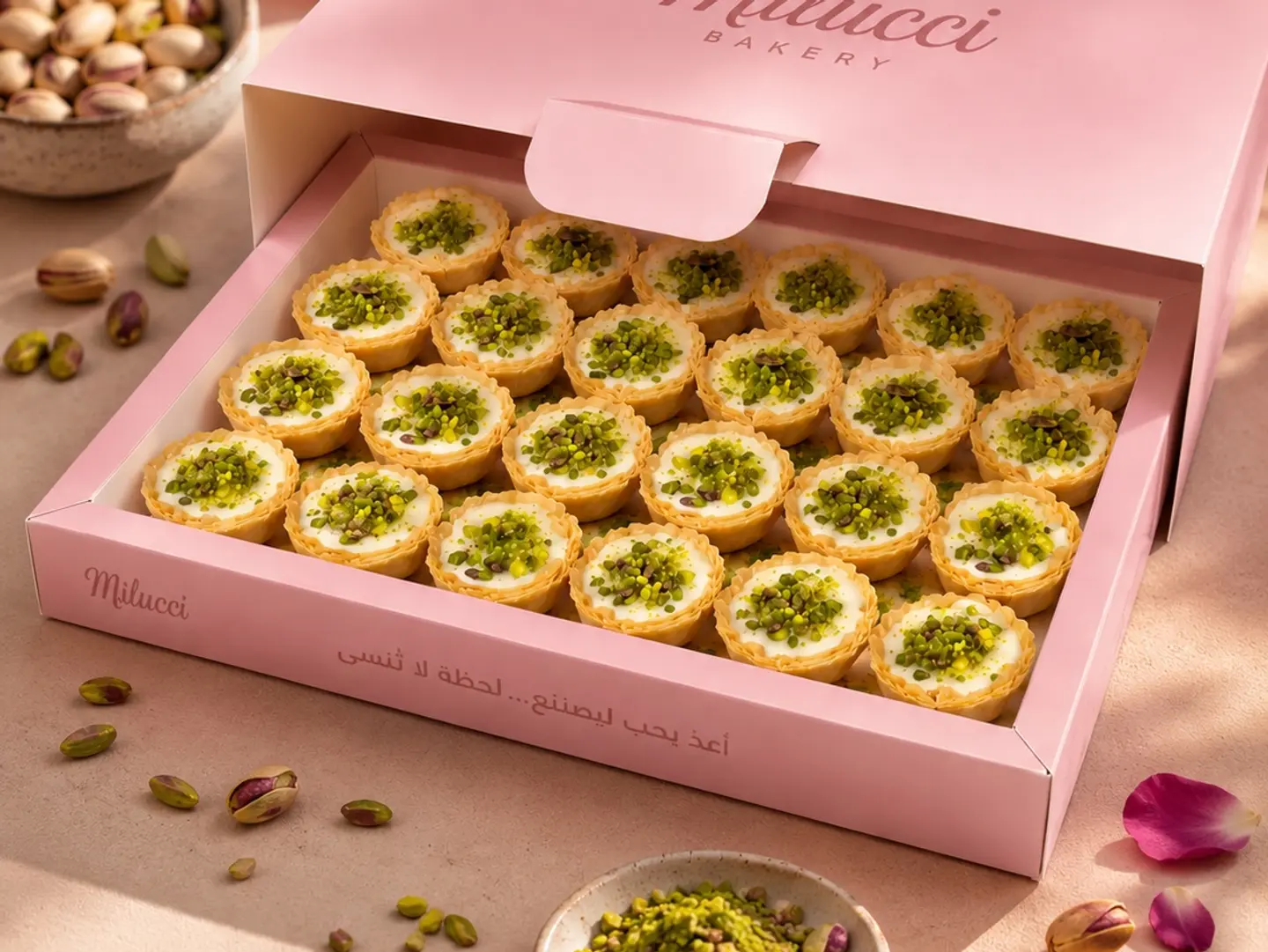 Pistachio Tart Milucci - Middle