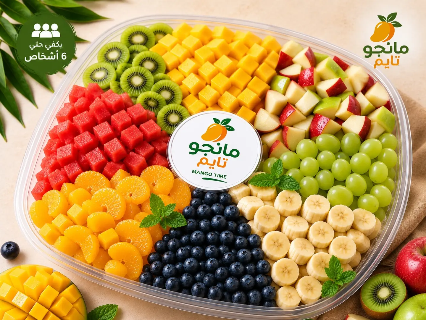 Family Fruit Salad Plate