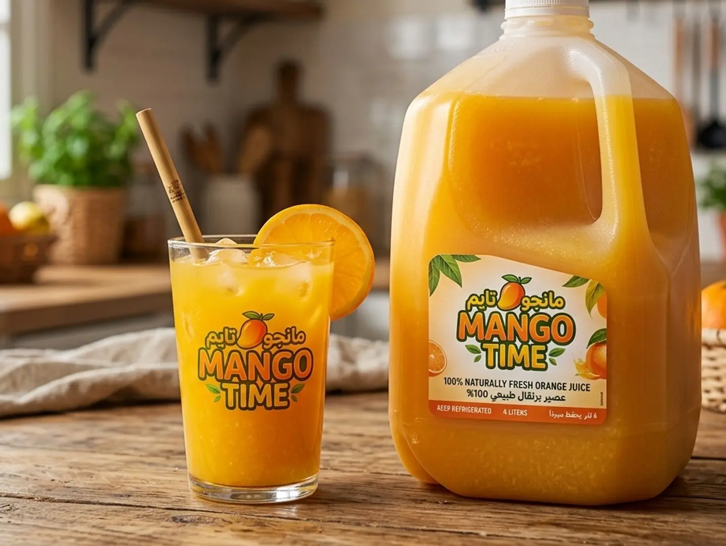 Natural Pressed Orange Juice - Medium Cup