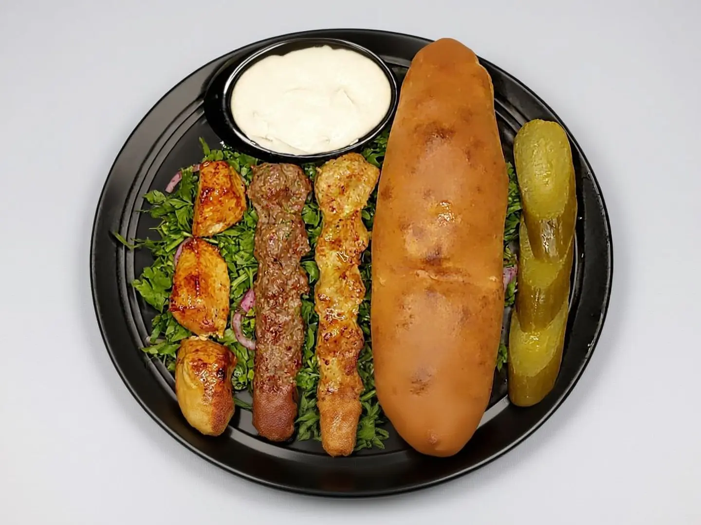 فطيرة كباب لحم بالبنة بالعجين(بالفرن)
