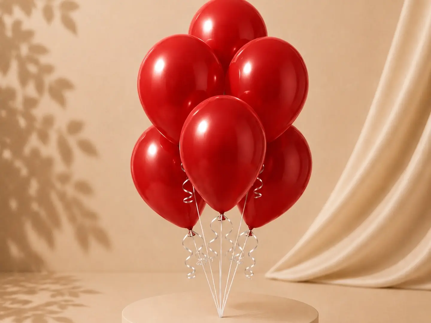 Red Helium Balloon One
