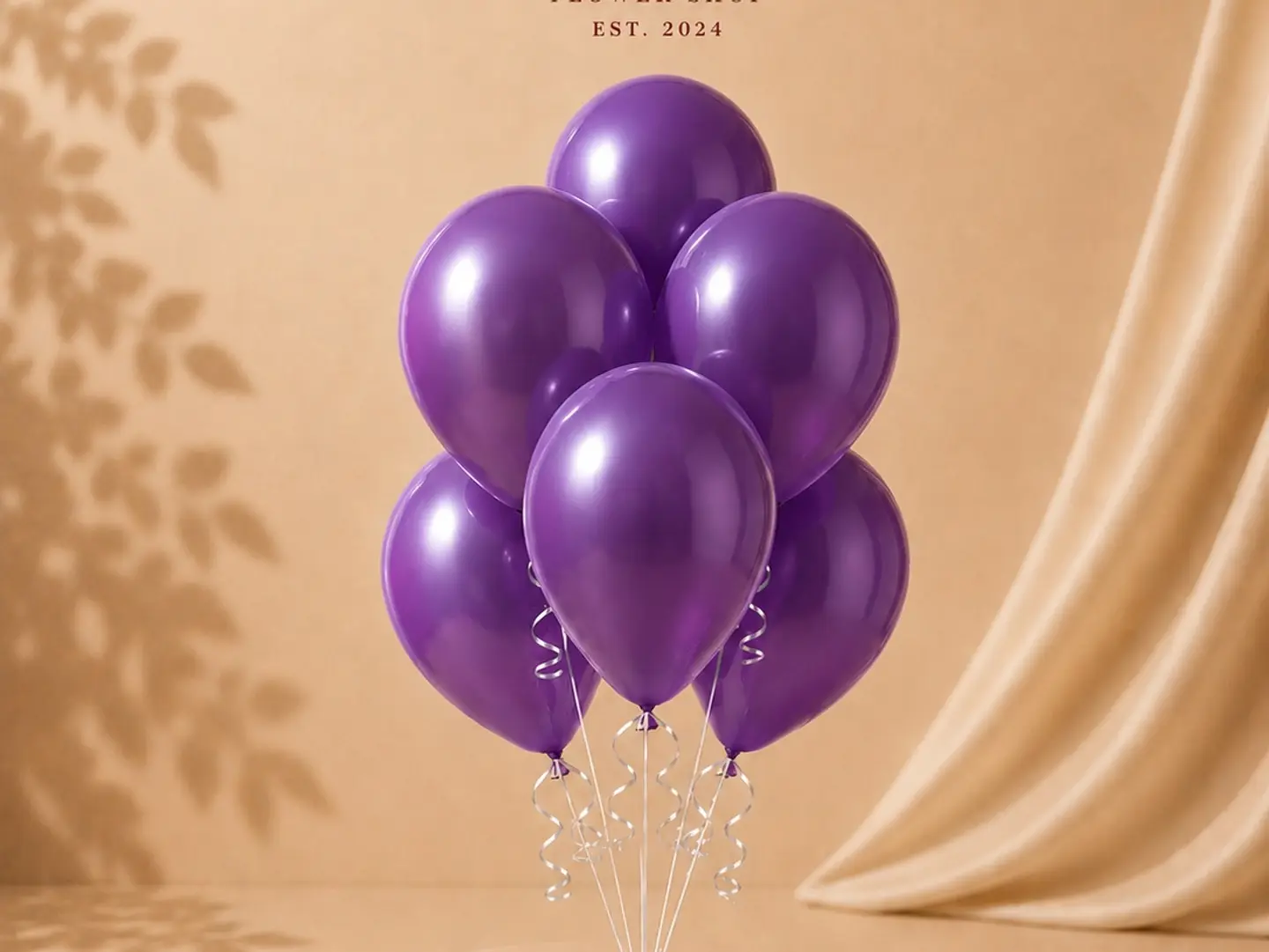 Purple Helium Balloon One