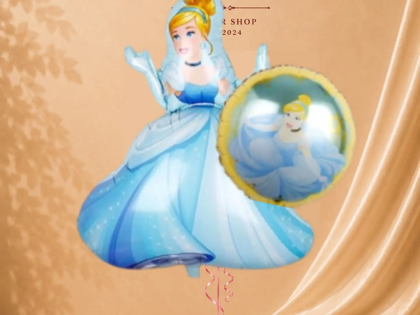 Disney Cinderella Helium Balloon Set