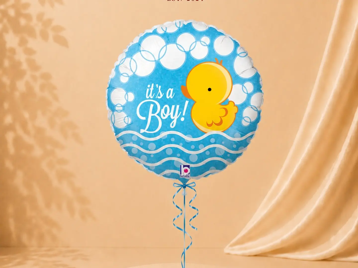 It's A Boy Round Foil Balloon