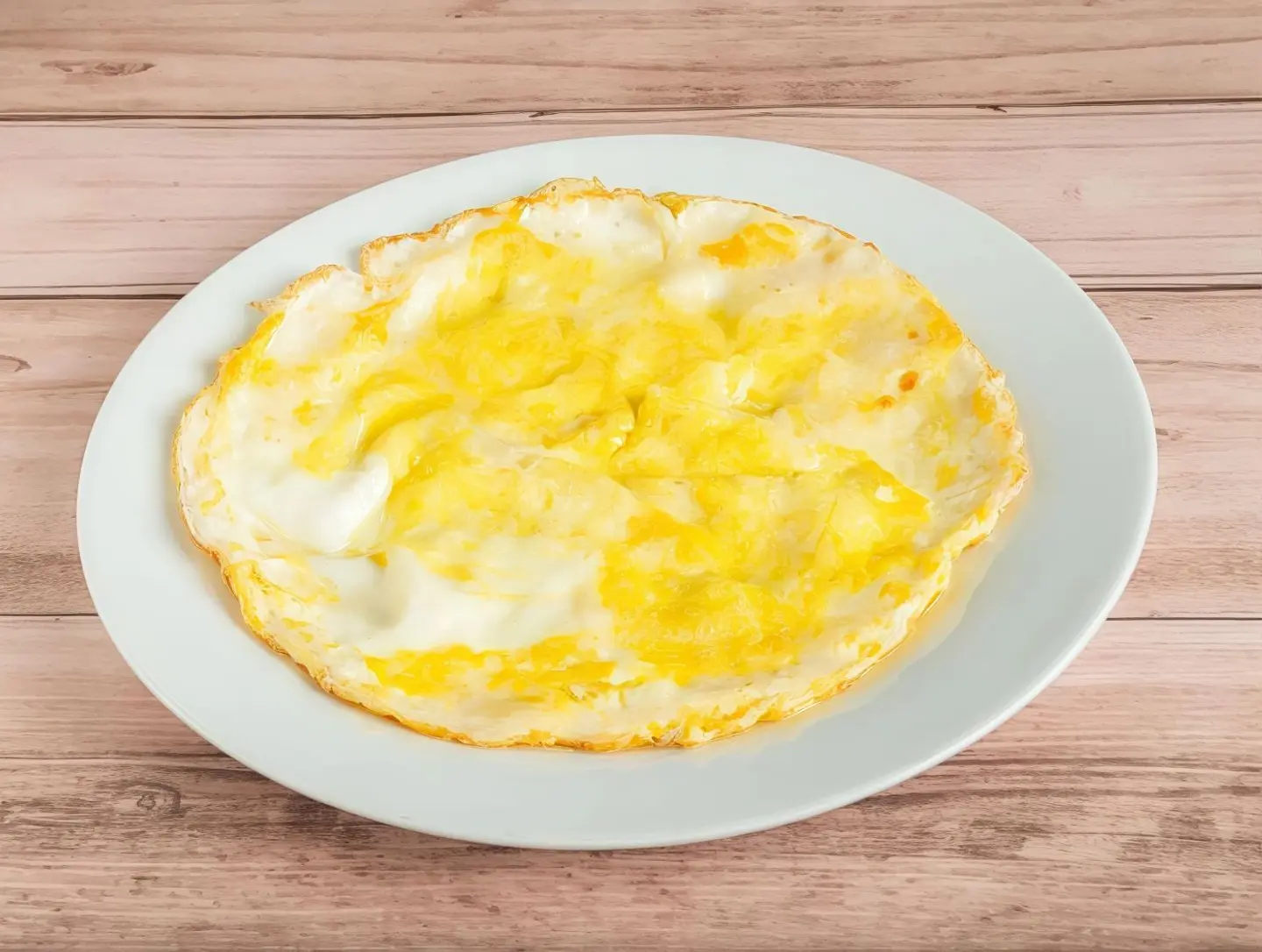 Fried Egg With Cheese Plate - Small