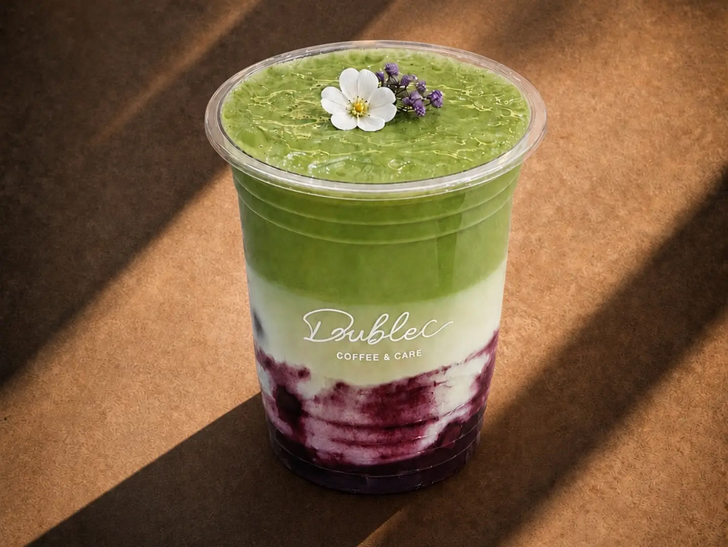 Blueberry Iced Matcha