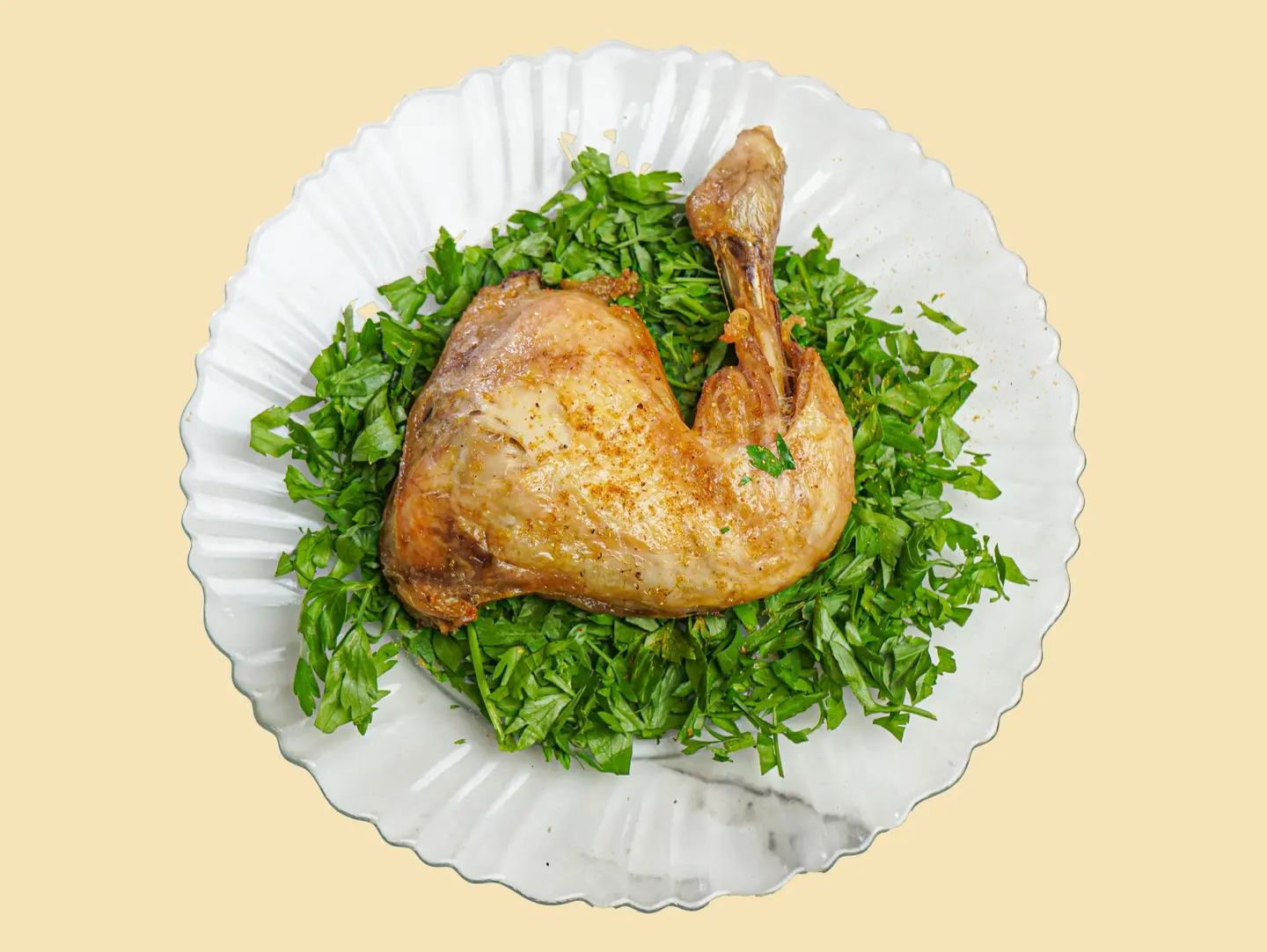ربع دجاج محمر
