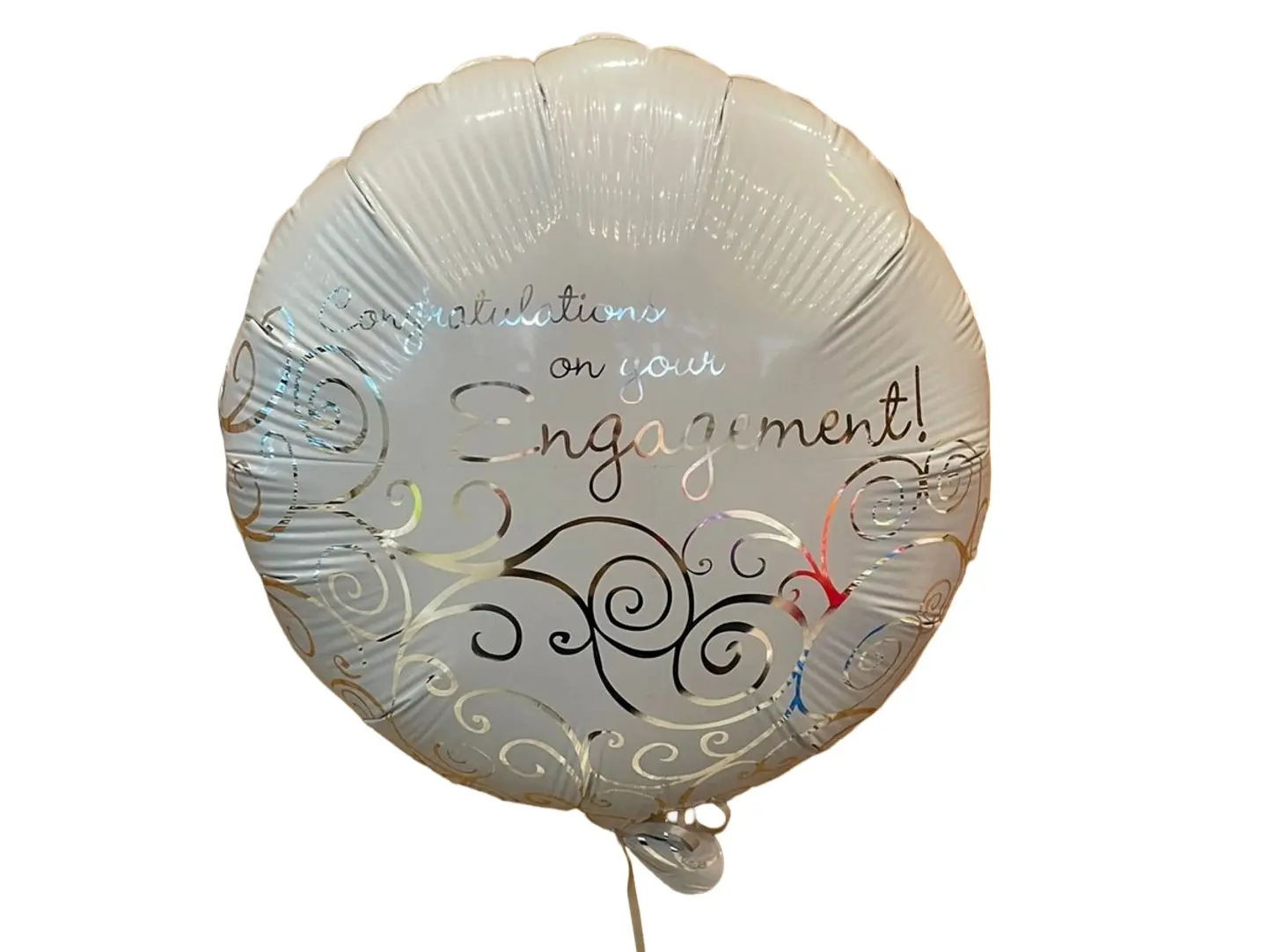 Round White Balloon
