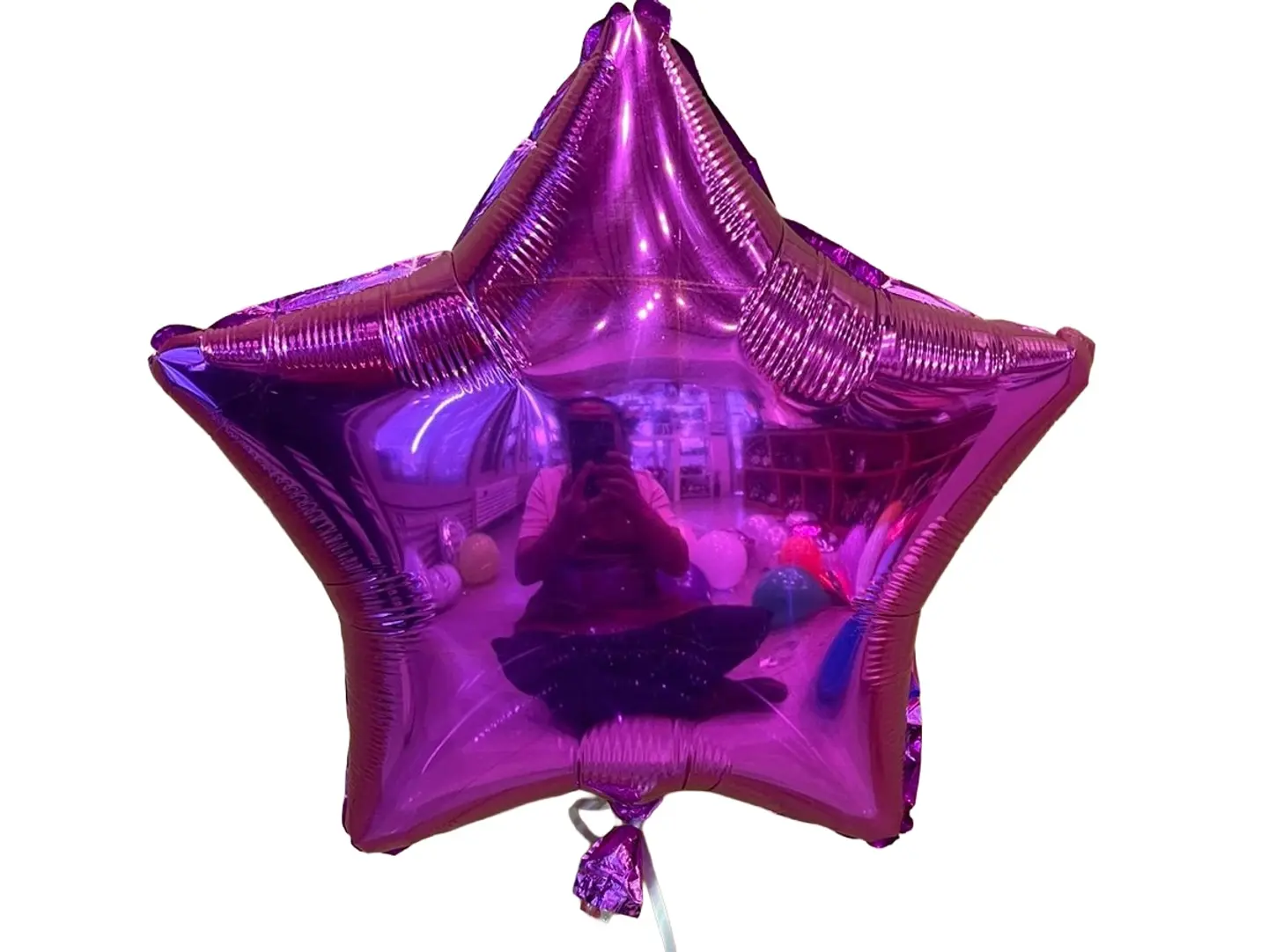 Purple Star Shaped Balloon