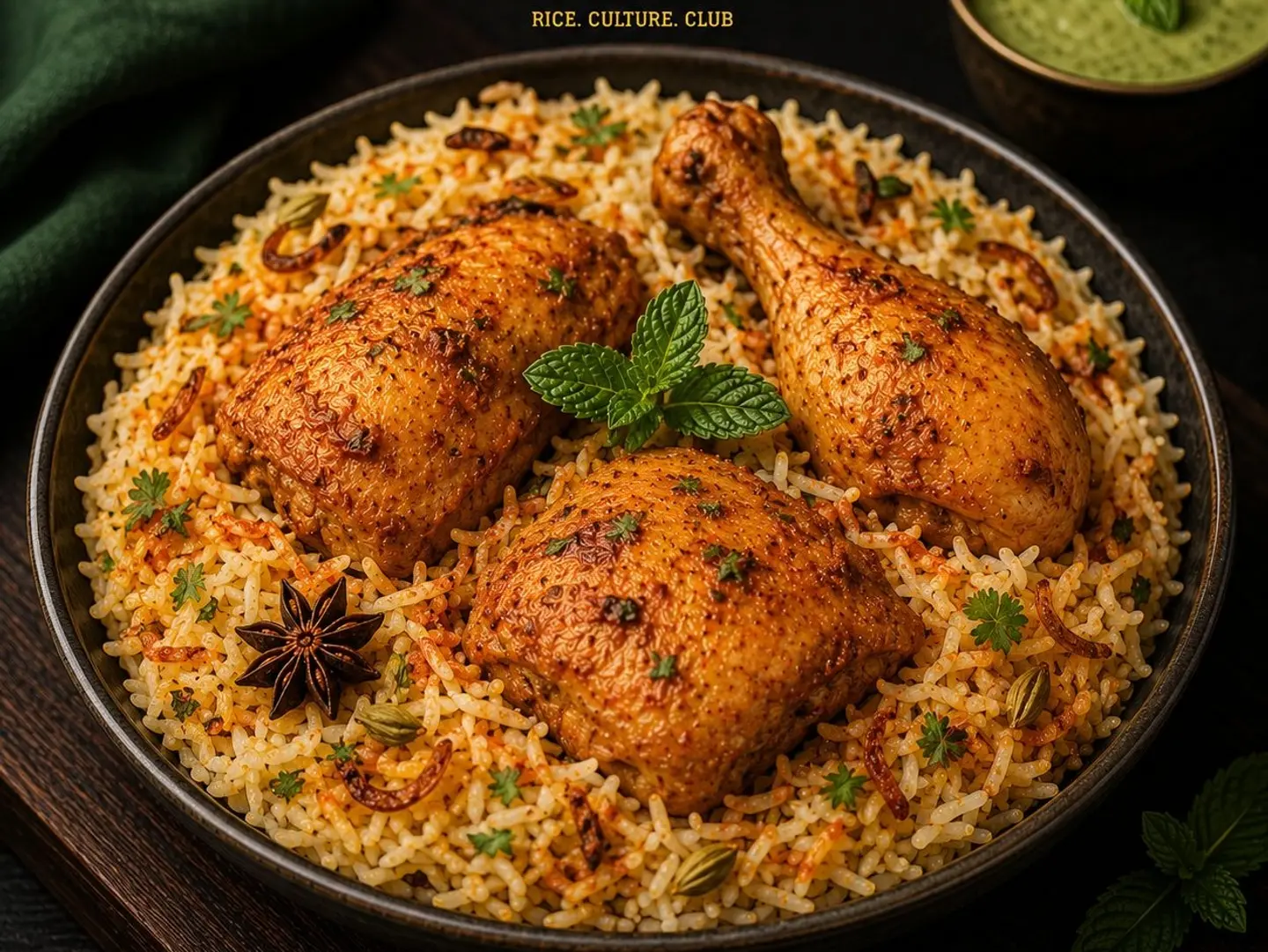 برياني الدجاج السعودي (مزدوج)