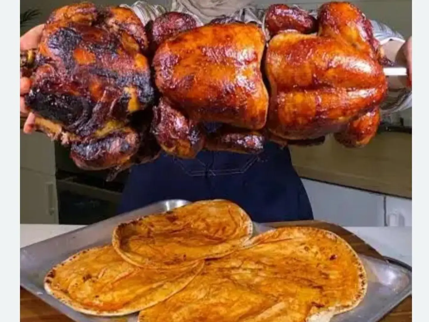 ربع دجاج شويه سادة