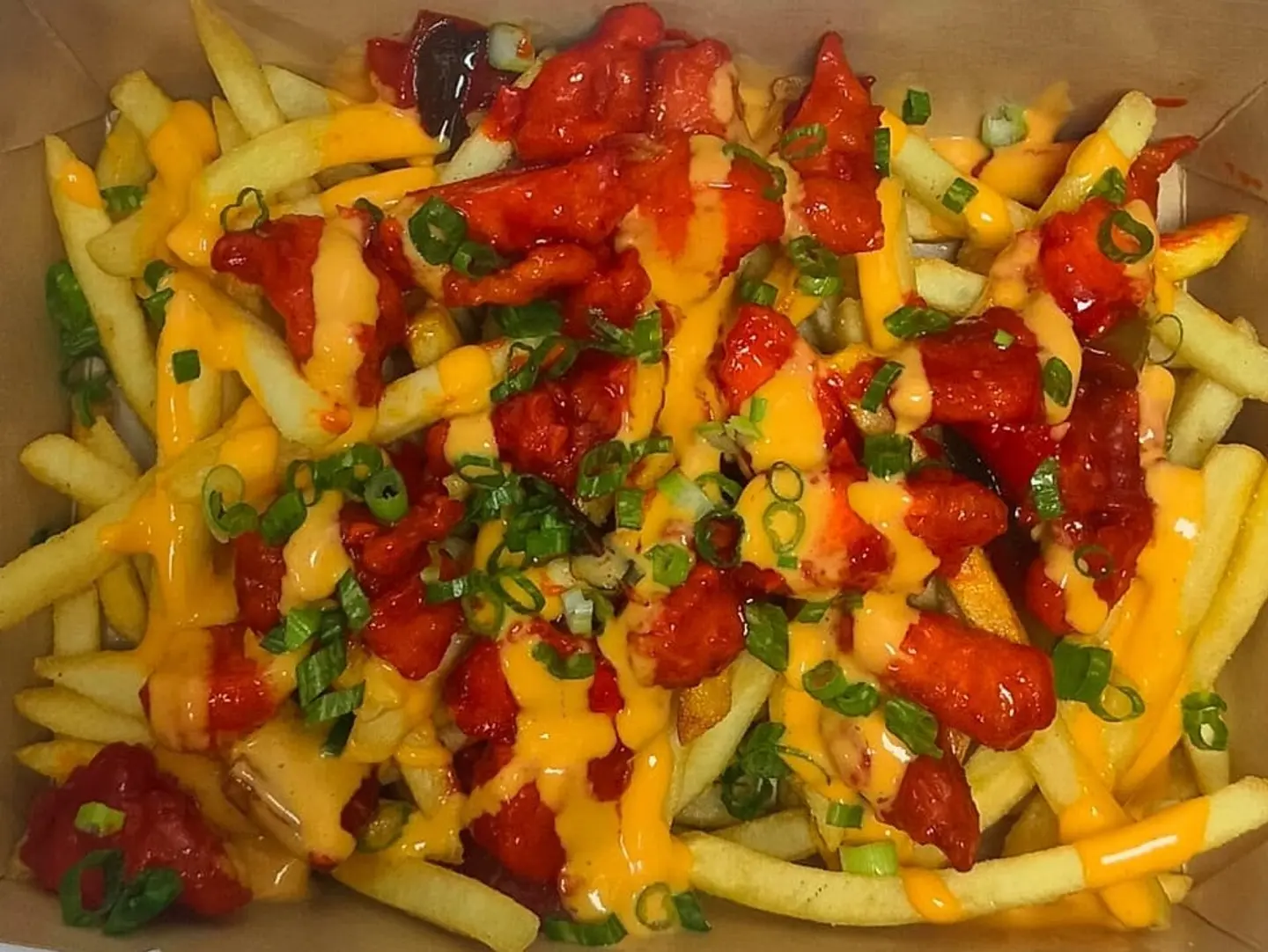 Chicken 65 With French Fries