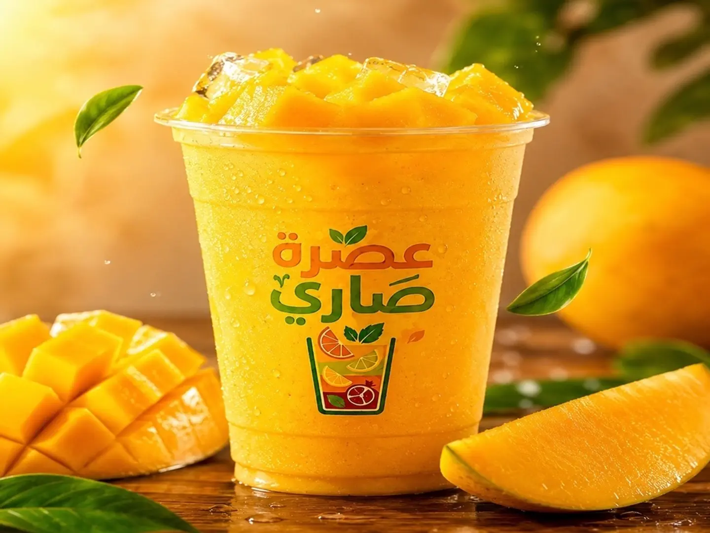 عصير مانجو - كوب صغير