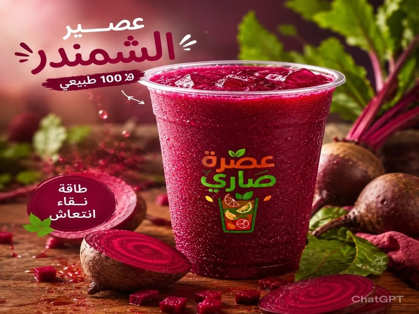 عصير شمندر - كوب صغير
