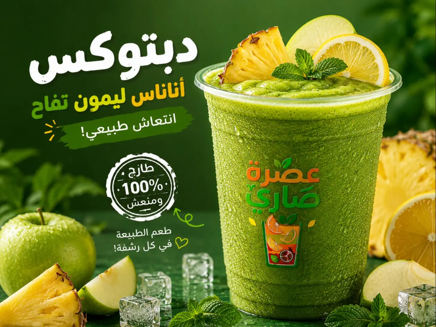 ديتوكس الأخضر - كوب صغير