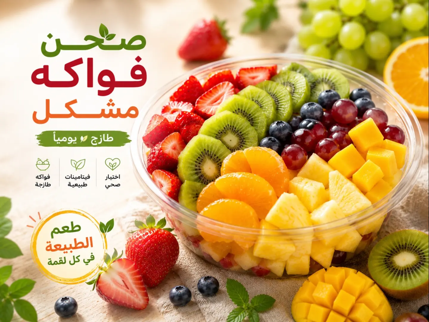 سلطة فواكه - صغير