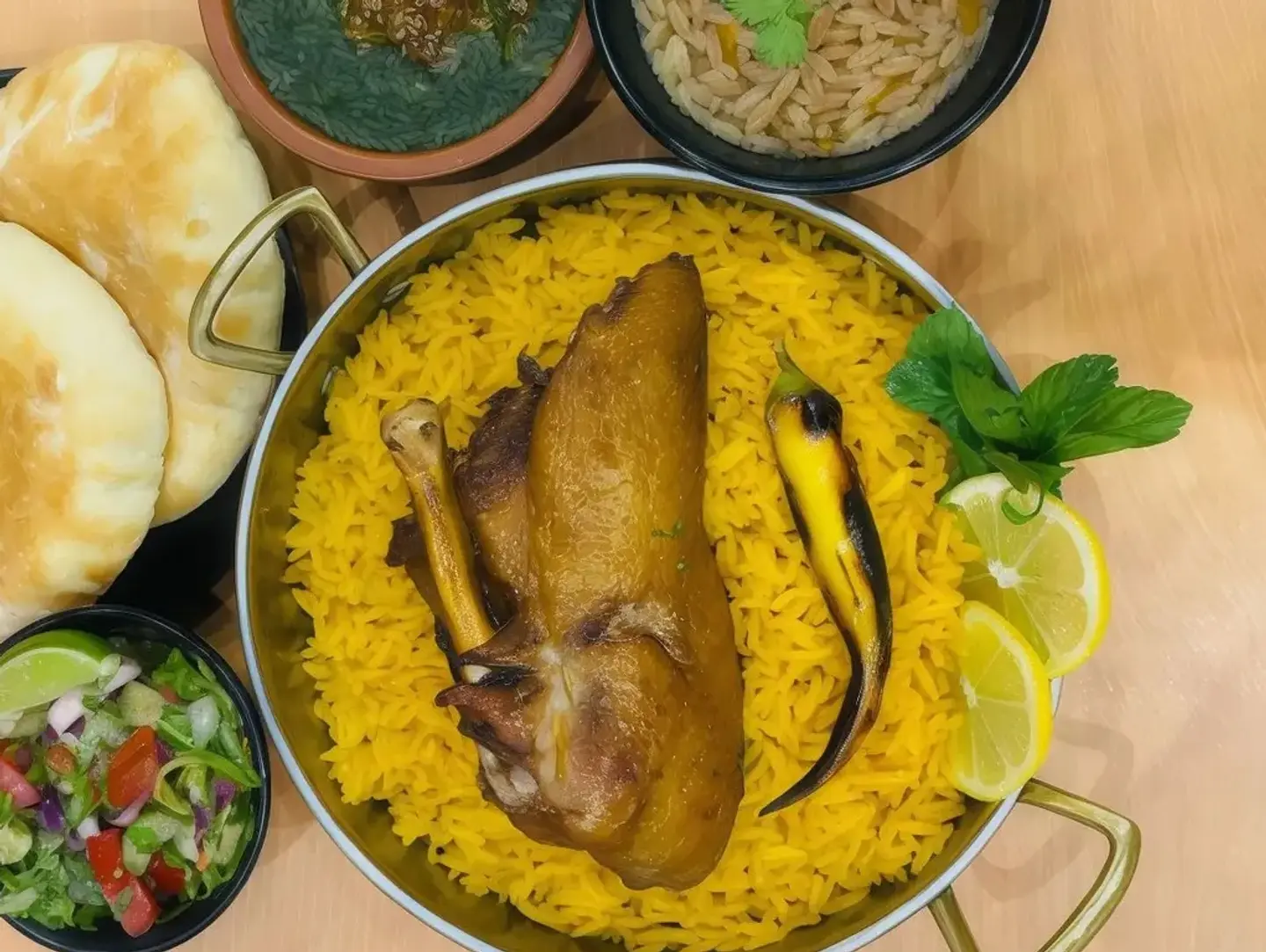 Quarter Duck   Egyptian Rice   Stew   Soup