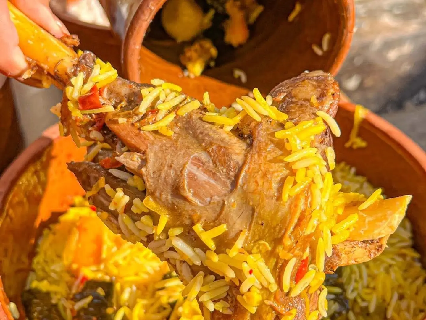 Lamb Shank In Clay Pot