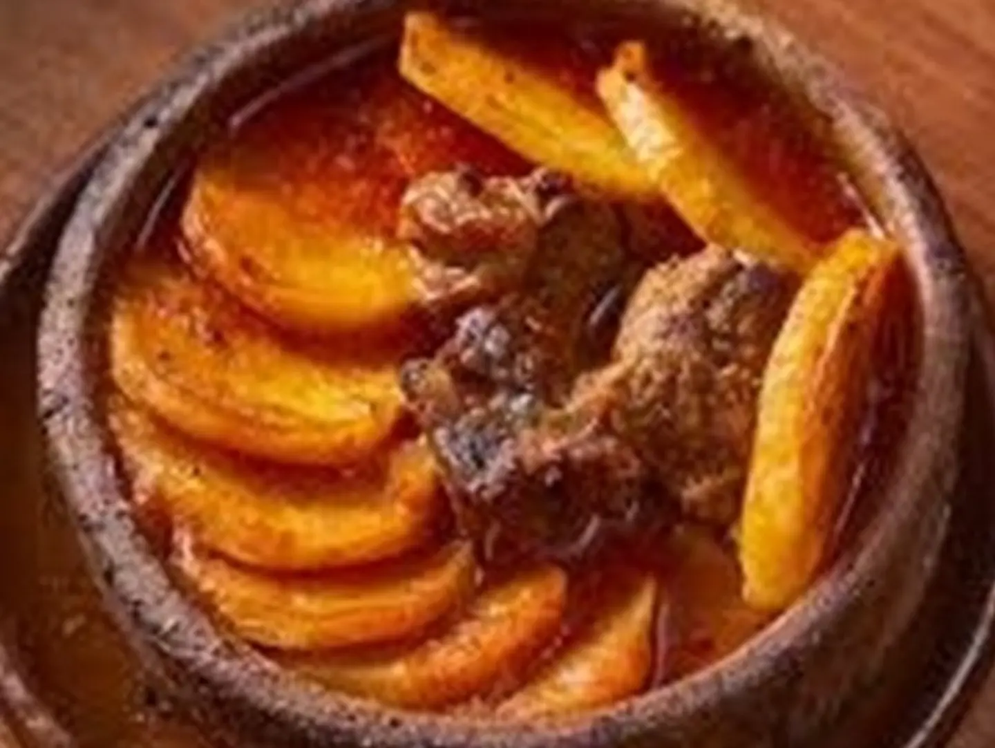 Potato Tagine With Meat