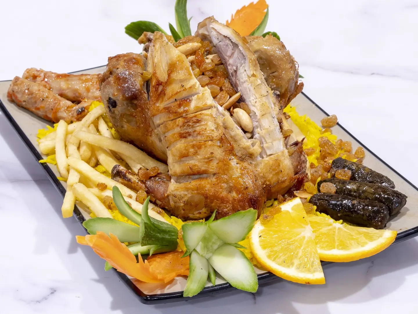 Whole Stuffed Baladi Chicken