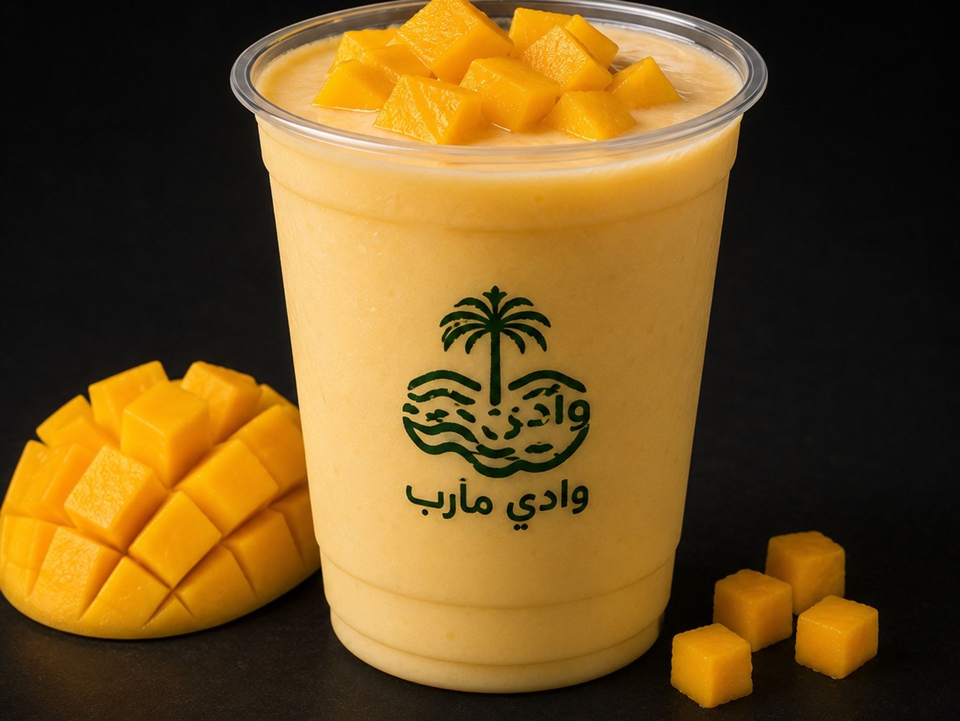 مانجو بالحليب - وسط