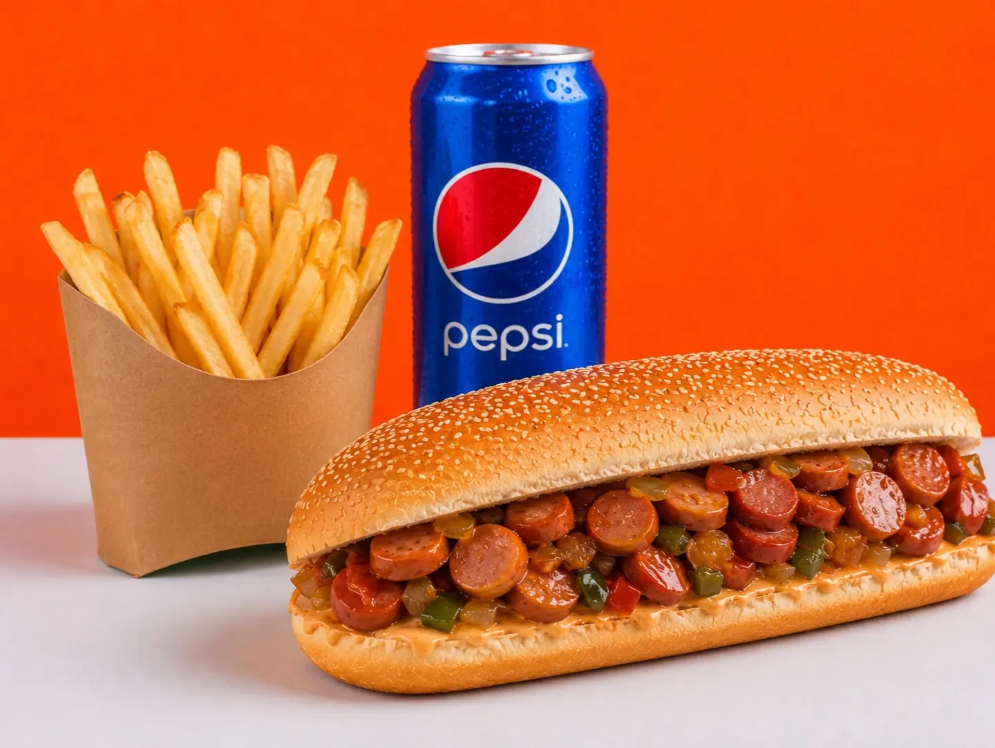 Hot Dog Sandwich Meal