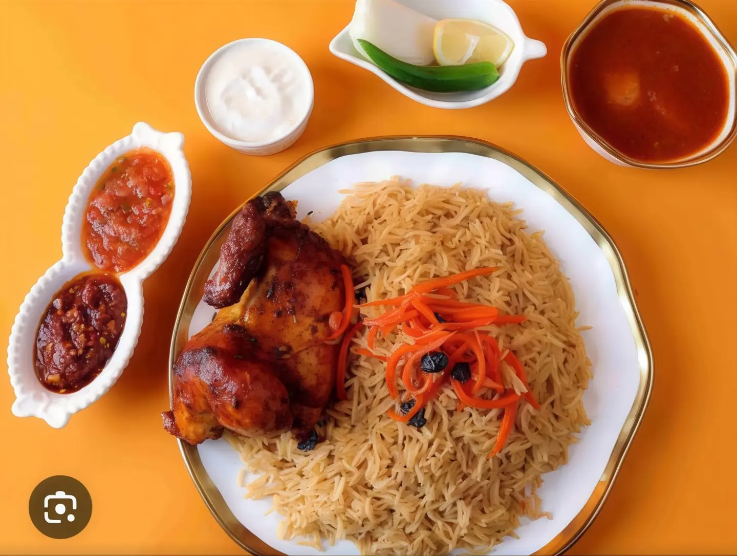 نص حبة دجاج شواية