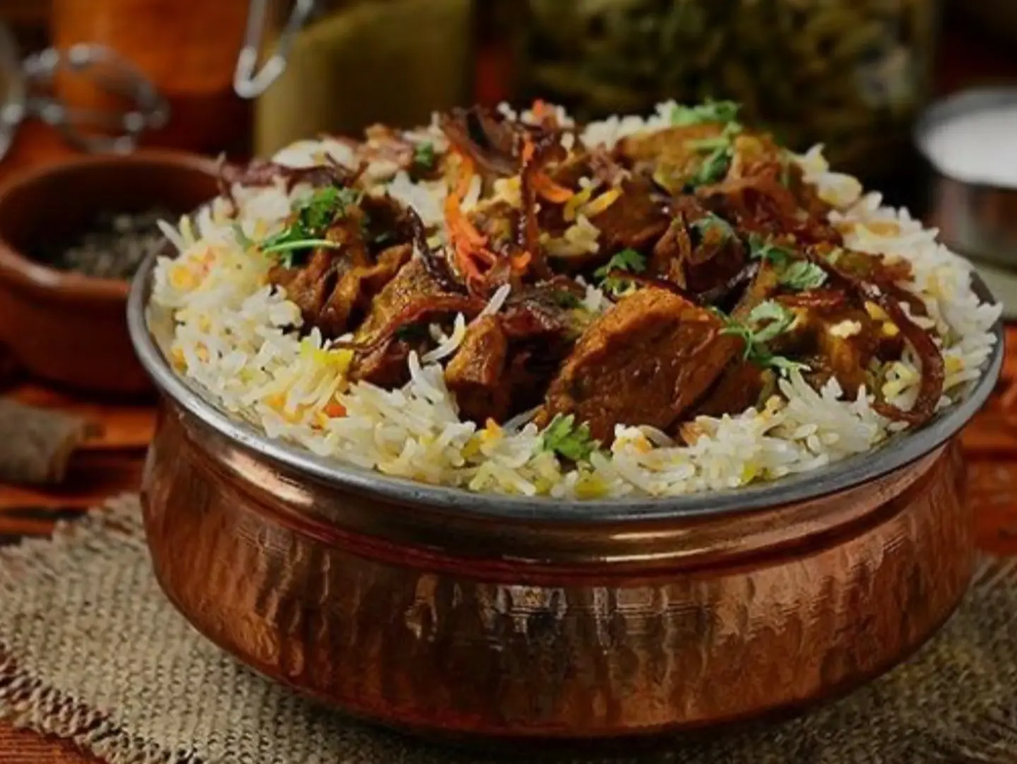 Spicy Lamp Biryani
