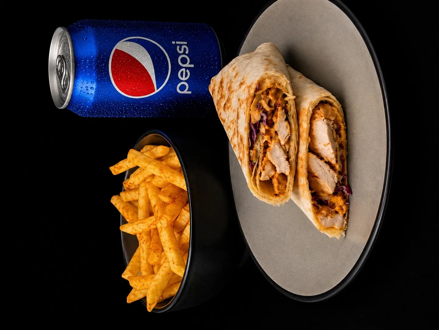 Crispy Tortilla Wrap Meal