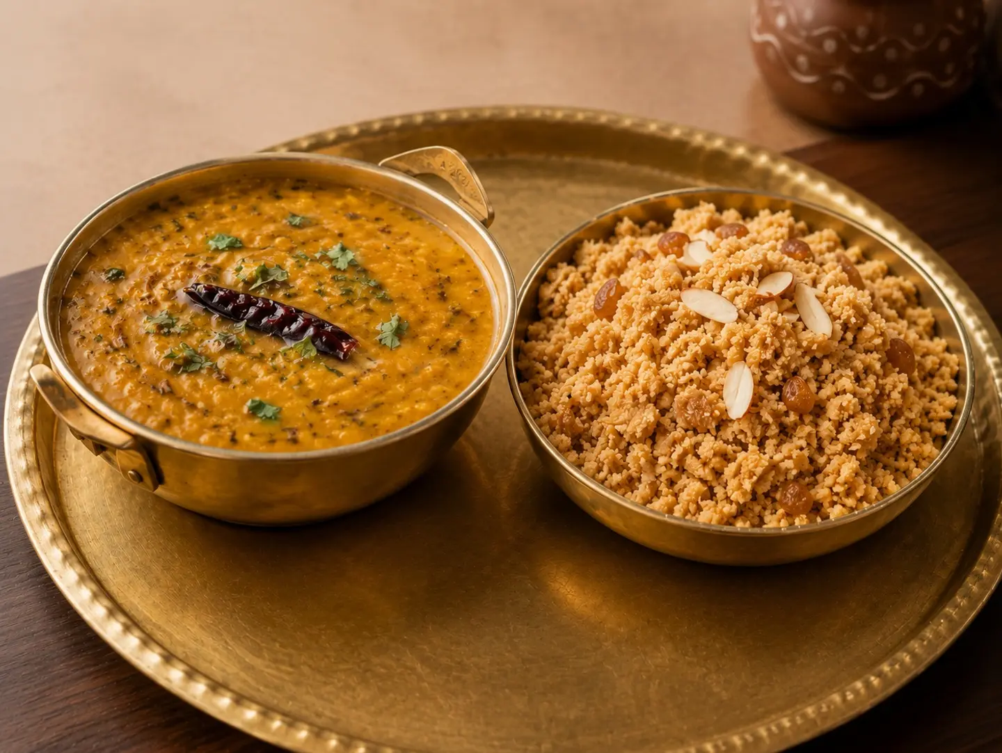 Rajastani Traditional Dal Churma Combo