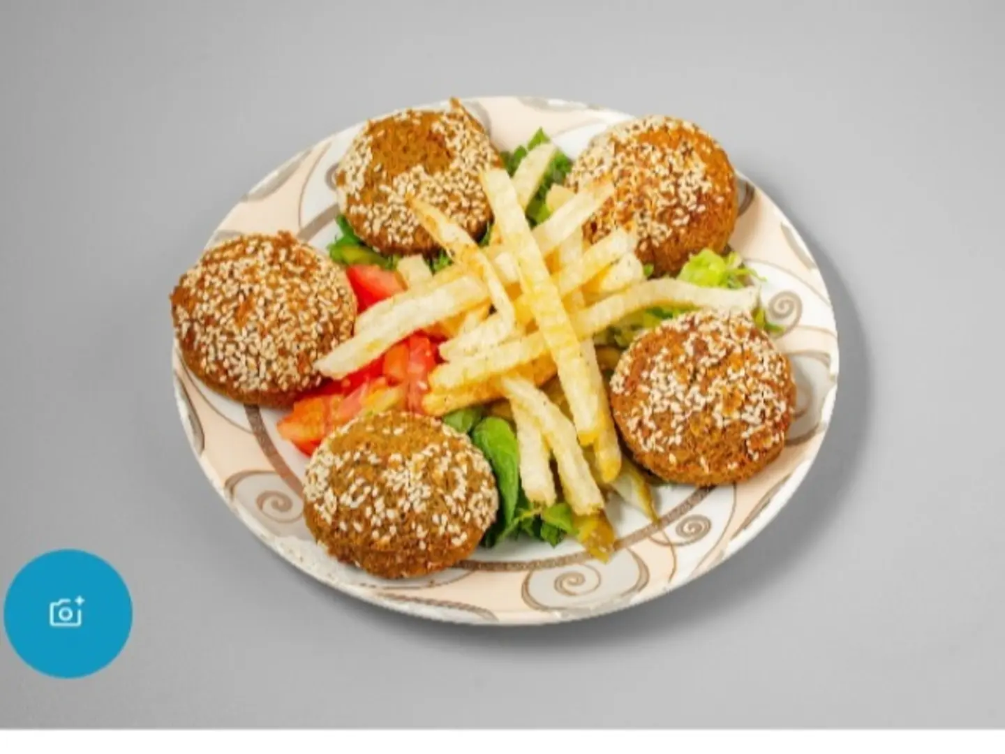 صحن فلافل محشي مع البطاطس 5 حبات