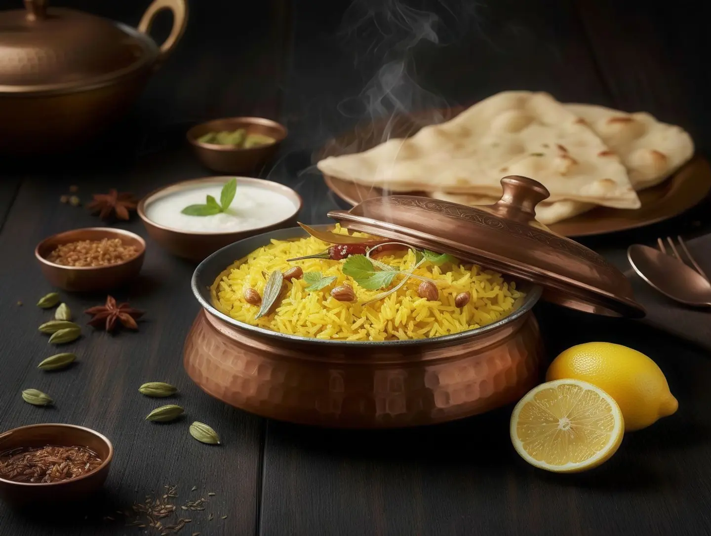 أرز بالليمون