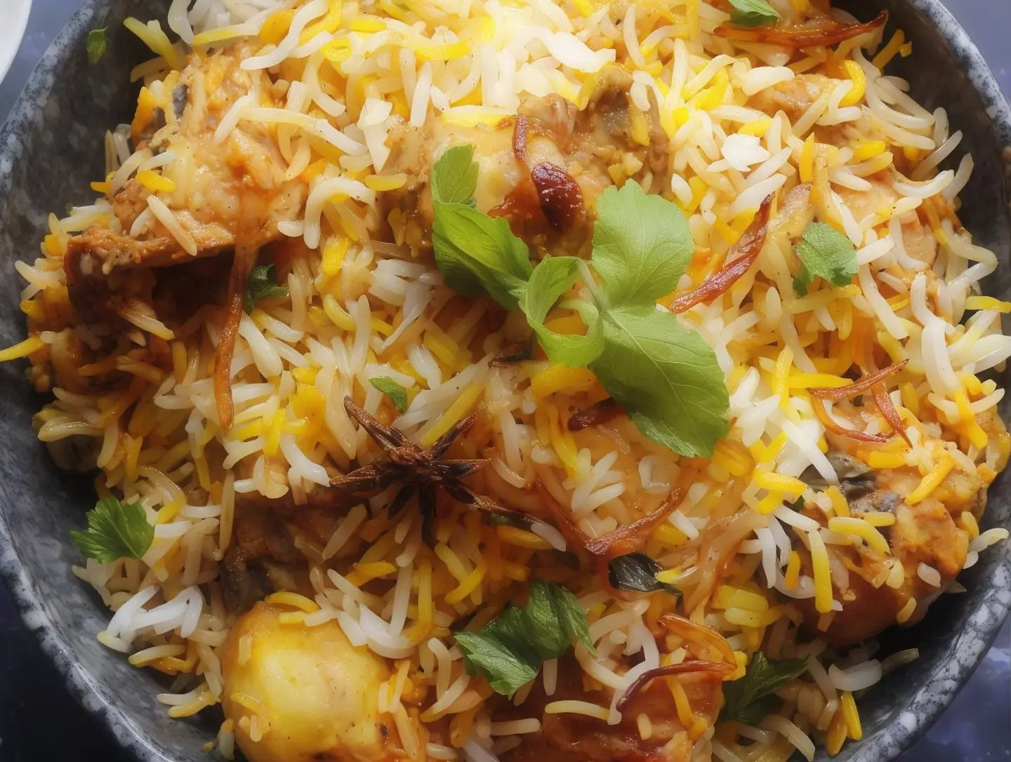 دجاج برياني حيدر اباد