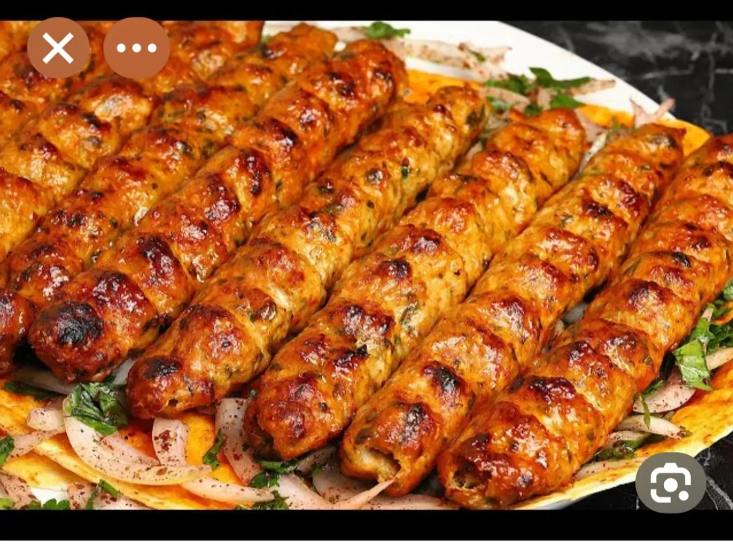 كباب دجاج 2 سيخ