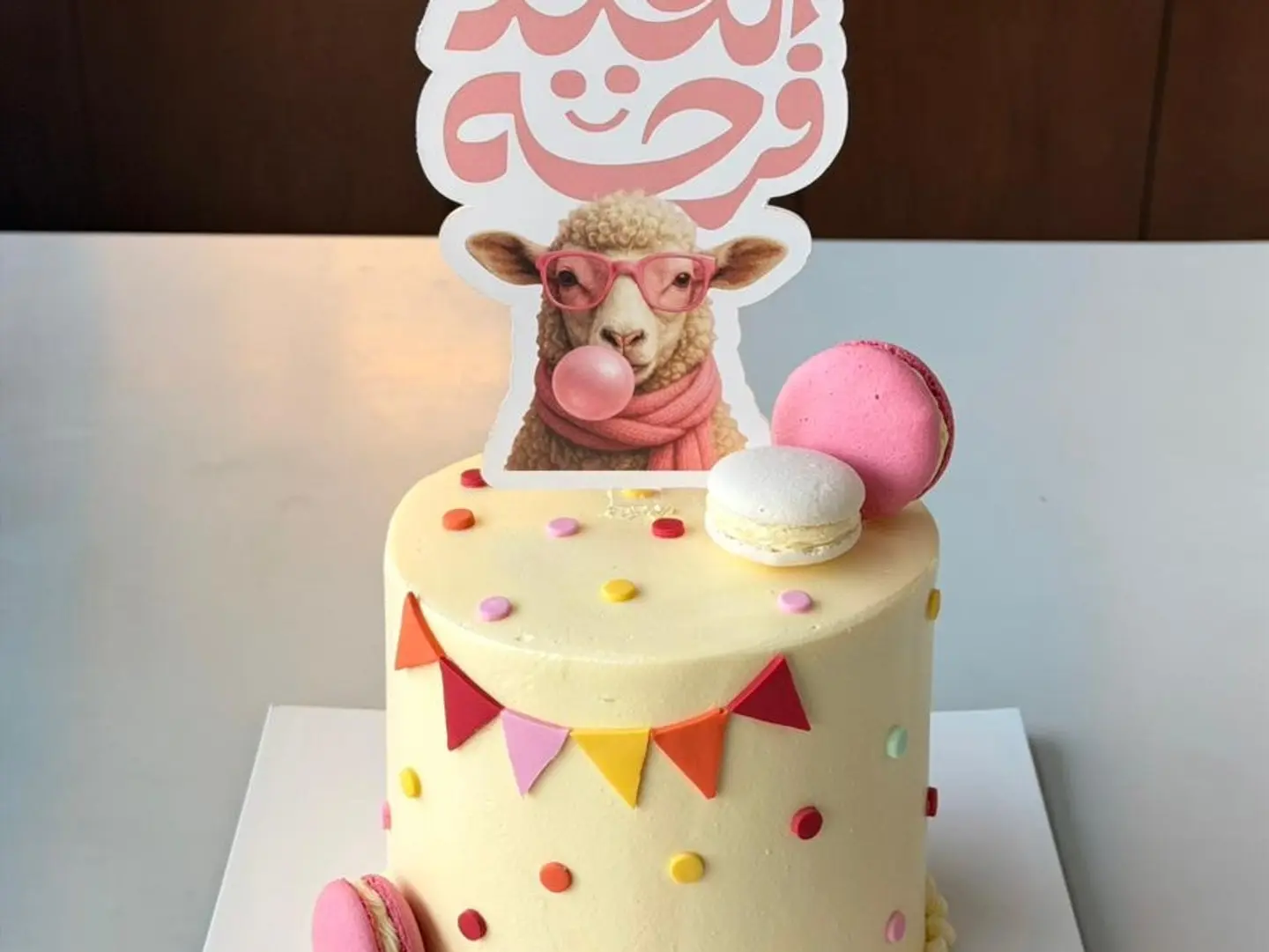 Pink Sheep Cake