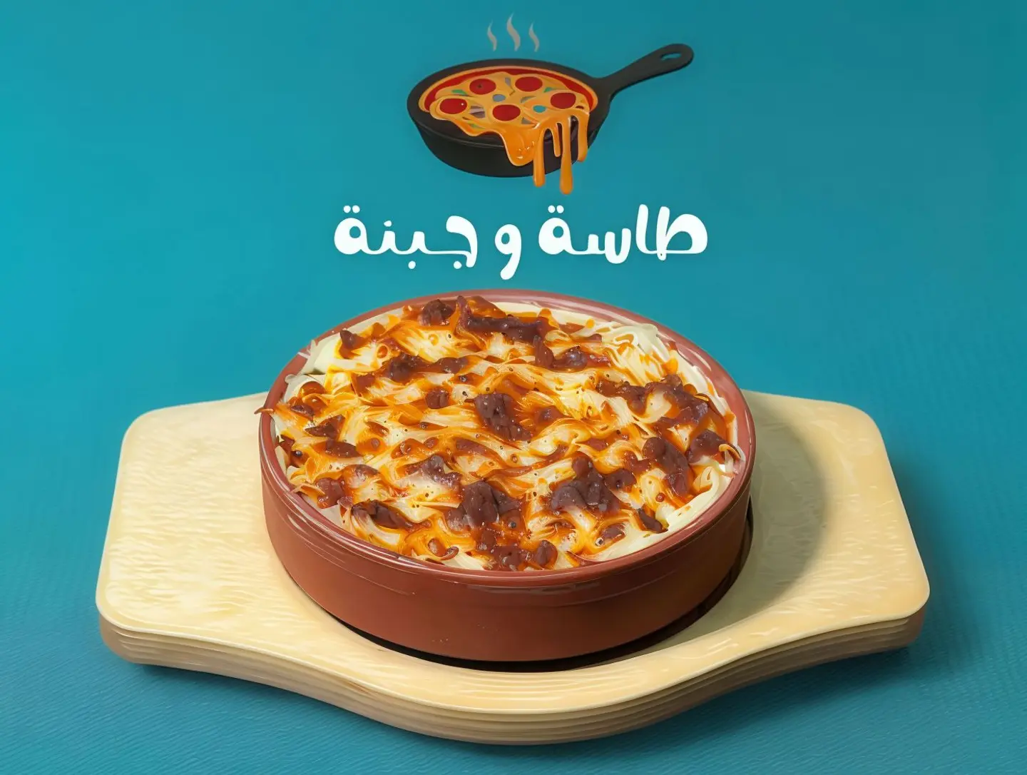 معكرونة سجق جبنة